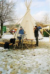 Vermietung und Vertrieb von Tipis und Gro&szlig;raumzelten